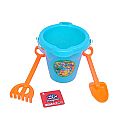 Colorful Beach bucket with Shovel set